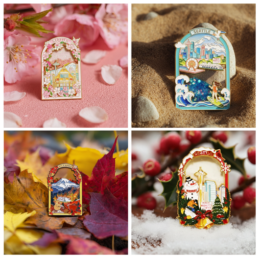 The Seattle Seasonal Magnet Series won the Muse Design Award