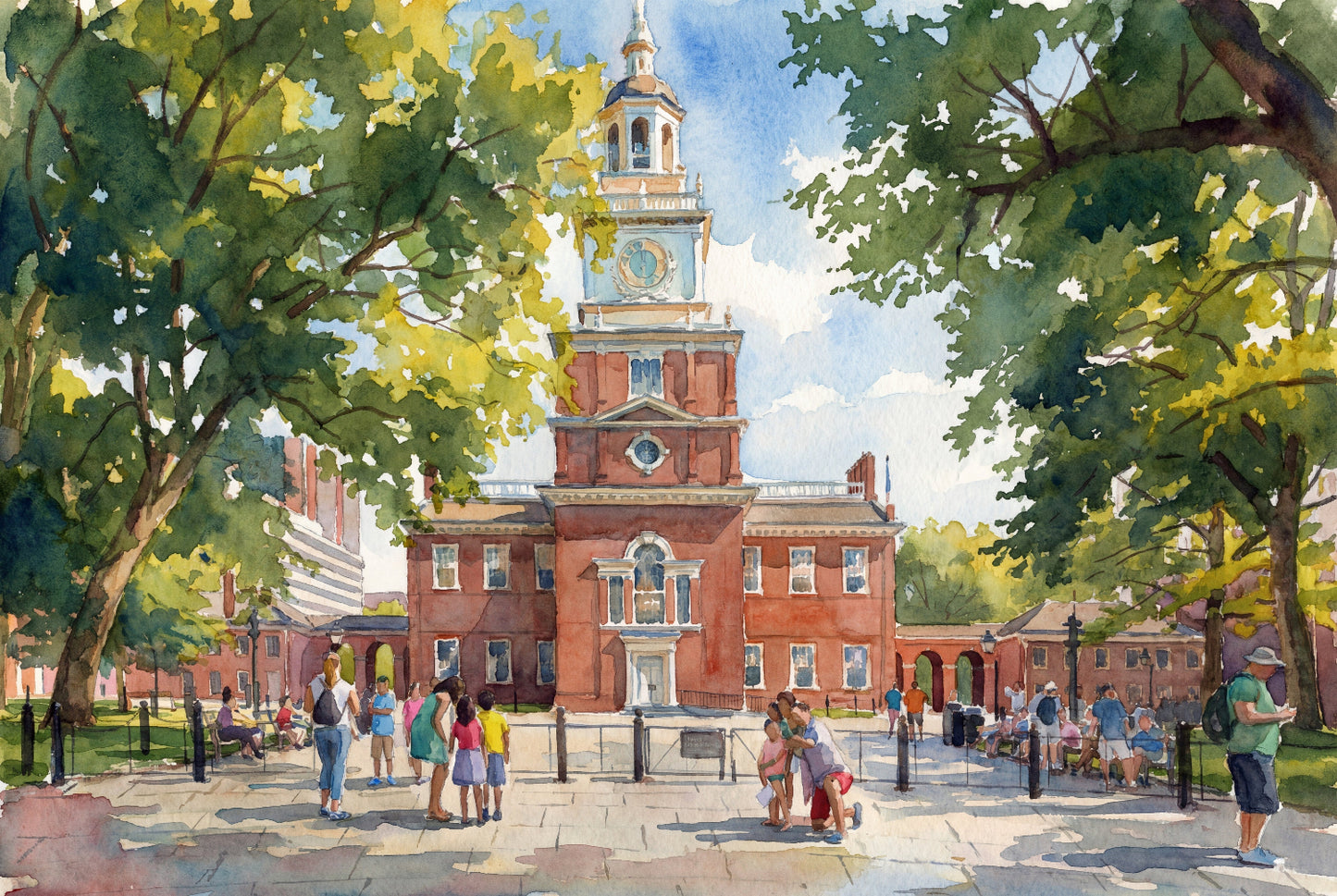Independent Hall in Summer